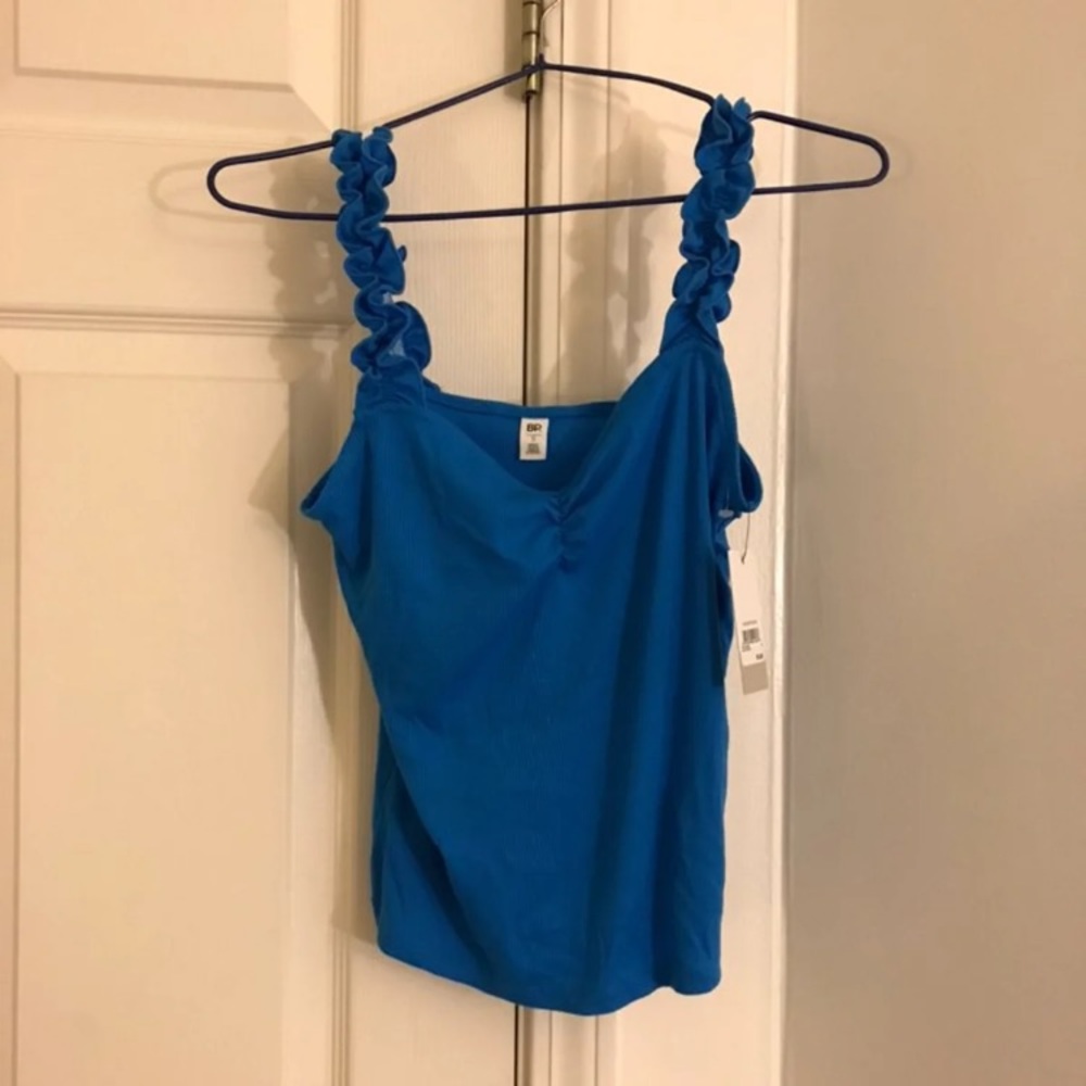 BP. Ruffle Strap Tank Top - Picture 2 of 5